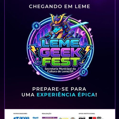 Leme Geek Fest promete reunir fãs da cultura geek em evento cheio de atrações