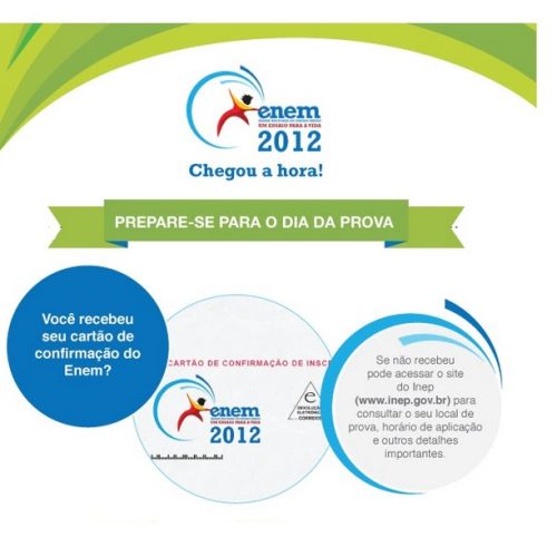 Em busca de uma vaga no ensino superior, 5,7 milhões participam do Enem 2012
