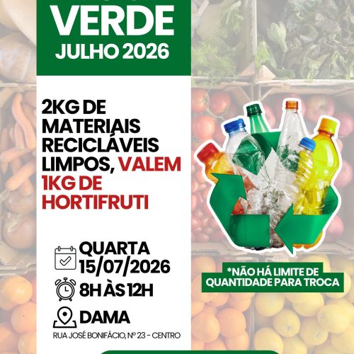 Troca Verde incentiva reciclagem e distribuição de alimentos em Santa Rita do Passa Quatro