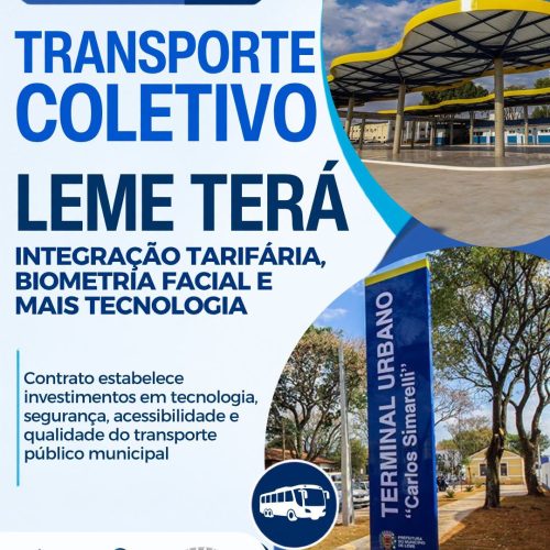 Transporte coletivo de Leme ganha integração tarifária e biometria facial