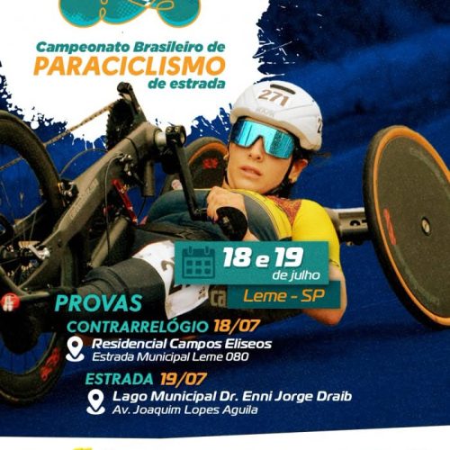 Leme recebe pela sexta vez o Campeonato Brasileiro de Paraciclismo