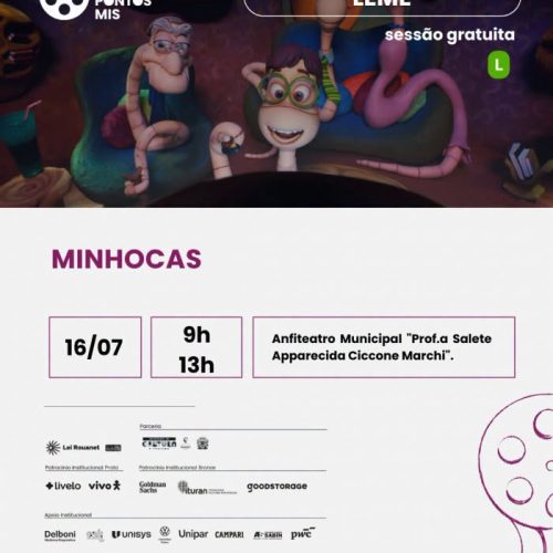 Férias de julho têm sessões gratuitas de cinema com o Pontos MIS em Leme