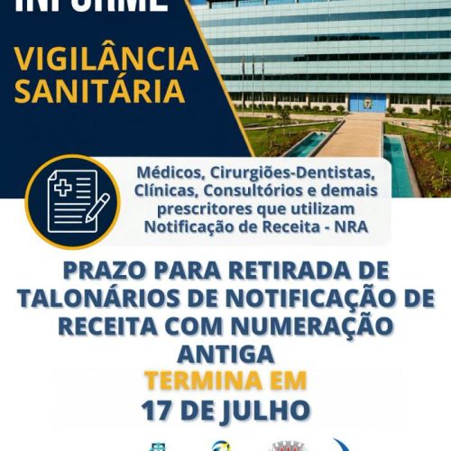 Termina hoje, 17 de julho, o prazo para retirada de talonários de receita com numeração antiga em Leme (SP)