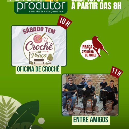Feira do Produtor movimenta Santa Rita do Passa Quatro neste sábado (18/07)
