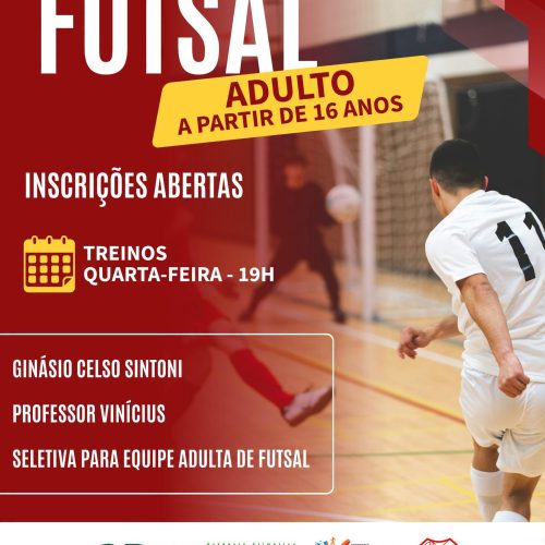 Santa Rita do Passa Quatro abre inscrições para treinos gratuitos de futsal masculino