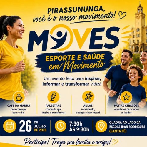 Pirassununga recebe evento gratuito de esporte, saúde e integração neste domingo