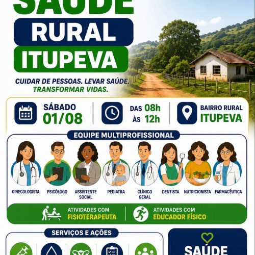 Pirassununga leva ação de saúde ao bairro rural Itupeva neste sábado