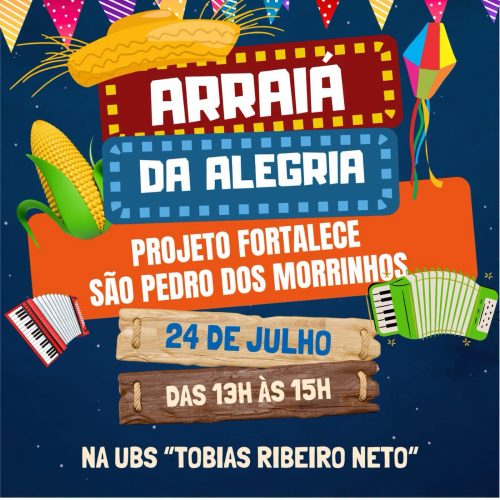 Arraiá da Alegria anima moradores de São Pedro dos Morrinhos, em Tambaú