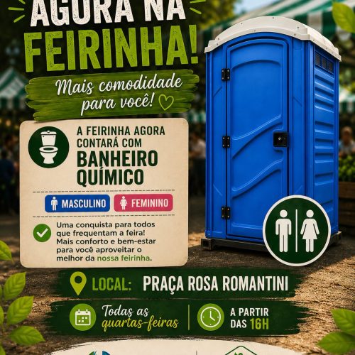 Descalvado amplia estrutura da Feira da Praça Rosa Romantini com novos banheiros