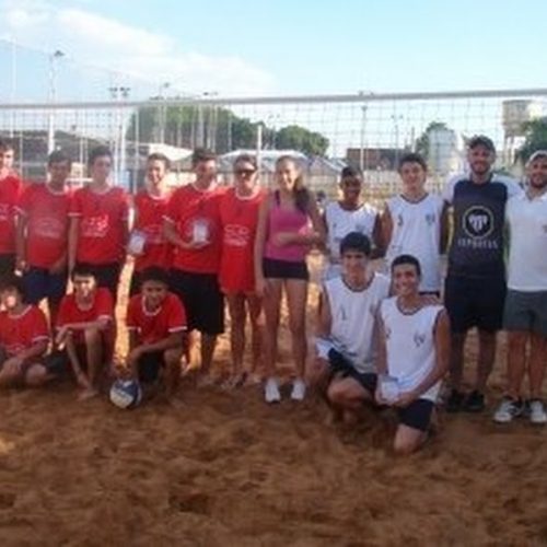 P.F.F.C. realiza desafio de vôlei de areia masculino com o CERD de Descalvado