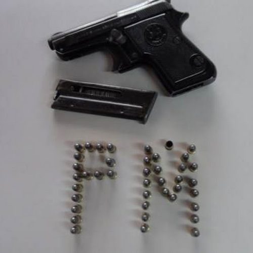 PM realiza flagrante de porte ilegal de arma de fogo