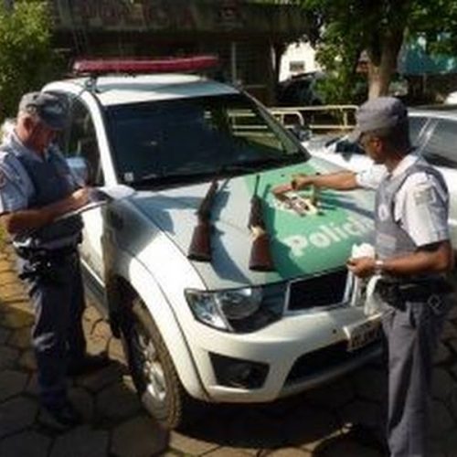 Polícia apreende 27 pássaros e prende duas pessoas em Porto Ferreira