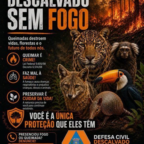 Descalvado reforça alerta contra queimadas e pede colaboração da população