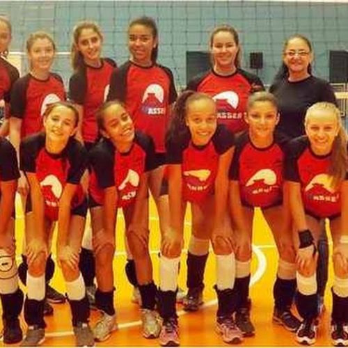 Voleibol infantil feminino conquista 3º lugar na Copa A.P.V.