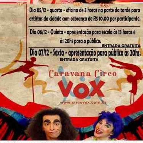 Caravana Circo Vox em Porto Ferreira