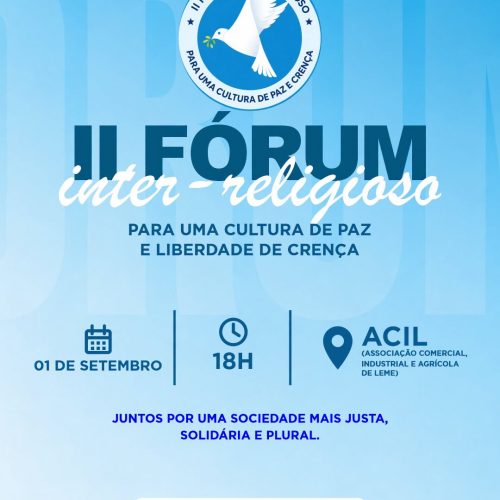 Leme realiza II Fórum Inter-Religioso com foco na cultura de paz