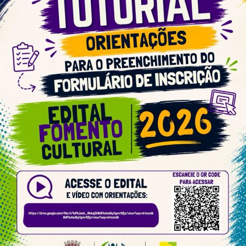 Descalvado disponibiliza tutorial para inscrições no Edital de Fomento Cultural 2026