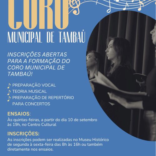 Tambaú abre inscrições para formação do Coro Municipal