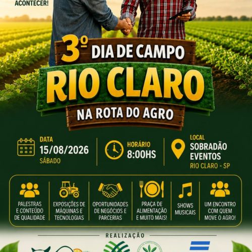 Sebrae leva neste sábado (15/08) a Rio Claro novo “Dia de Campo” com negócios e atrações gratuitas