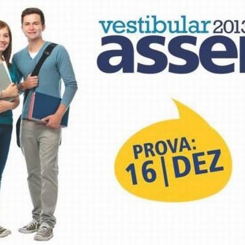 Vestibular 2013 da ASSER acontece no domingo (16)
