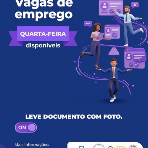 PAT de Leme oferece 20 vagas de emprego nesta quarta-feira