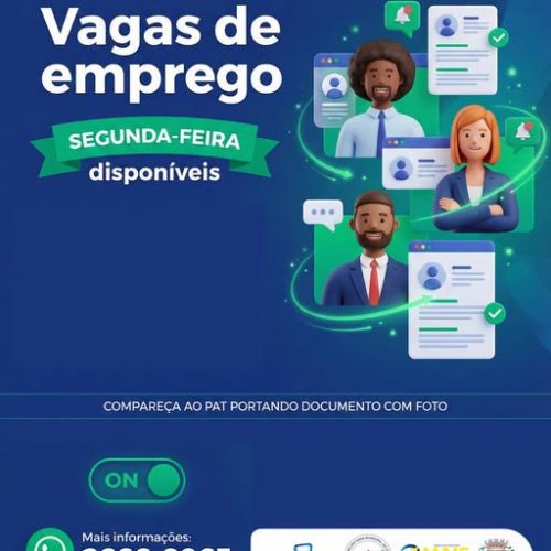 PAT de Leme oferece 29 vagas de emprego nesta segunda-feira (24/08)