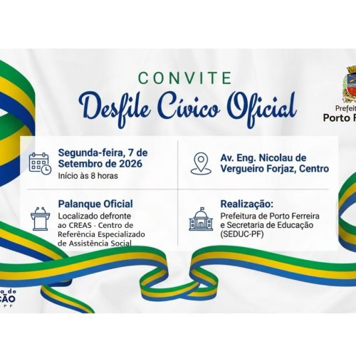 Desfile de 7 de Setembro reúne 32 escolas e instituições em Porto Ferreira