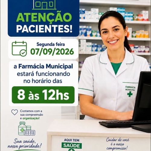 Farmácia Municipal de Descalvado terá atendimento especial no feriado de 7 de setembro