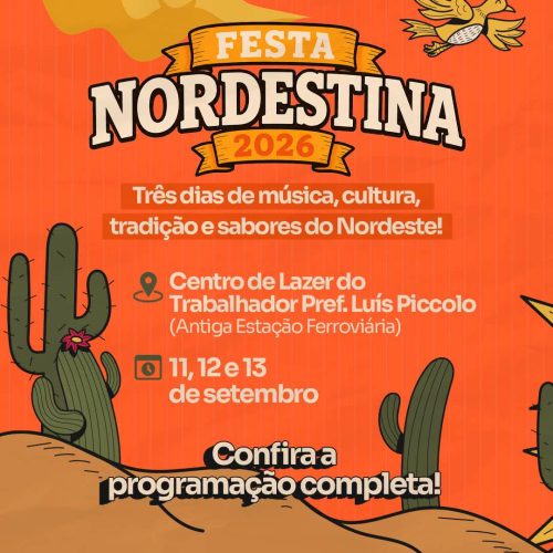 Festa Nordestina 2026 movimenta Santa Cruz das Palmeiras com três dias de atrações