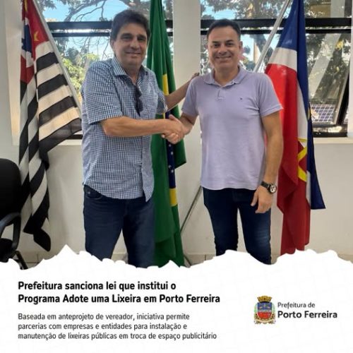 Porto Ferreira cria programa para ampliar número de lixeiras com apoio da iniciativa privada