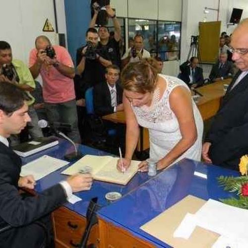 Renata Braga, Vice Dr. Carlos Eduardo e vereadores tomam posse