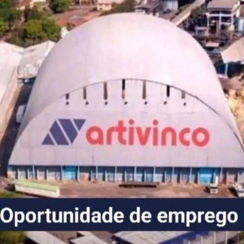 Artivinco abre vagas de emprego na unidade de Santa Rosa de Viterbo