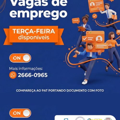 PAT de Leme oferece 63 vagas de emprego nesta terça-feira (22/09)