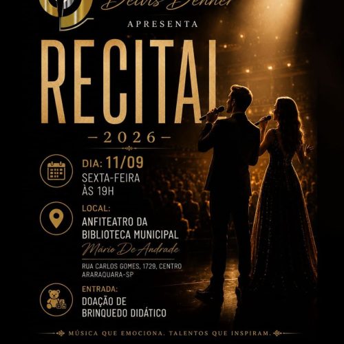 Recital 2026 reúne talentos em apresentação especial em Araraquara