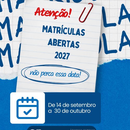 Matrículas para 2027 já estão abertas na rede municipal de Santa Rita do Passa Quatro