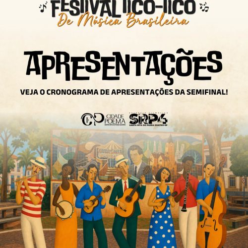 Santa Rita do Passa Quatro recebe semifinais do Festival Tico-Tico
