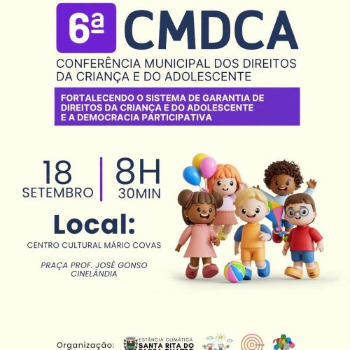 Santa Rita do Passa Quatro promove conferência sobre direitos de crianças e adolescentes