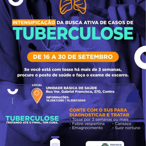 Santa Cruz da Conceição intensifica busca por casos de tuberculose