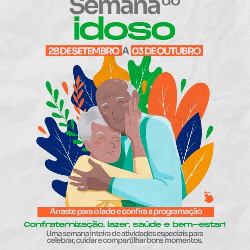 Semana do Idoso terá programação especial em Santa Cruz das Palmeiras
