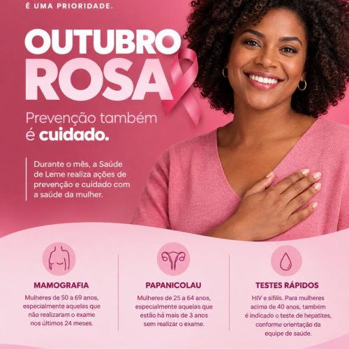 Leme amplia ações de prevenção durante o Outubro Rosa