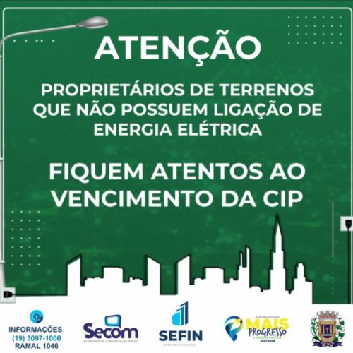 Leme inicia entrega de boletos da CIP 2026 para terrenos sem construção