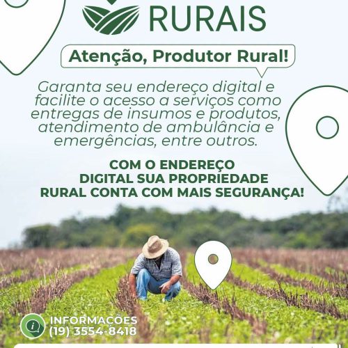 Leme adere ao programa Rotas Rurais para facilitar a localização de propriedades no campo