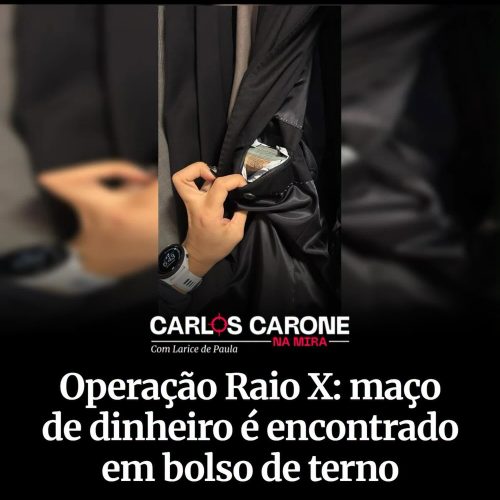 PF encontra dinheiro escondido em terno durante operação que apura desvios no Conselho Federal de Técnicos em Radiologia (Conter)