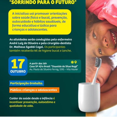 Araraquara recebe ação gratuita de saúde bucal para crianças e adolescentes