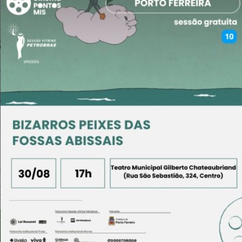 Pontos MIS exibe animação brasileira no Teatro Municipal de Porto Ferreira