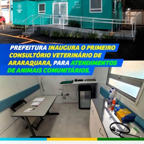 Araraquara inaugura primeiro consultório veterinário municipal