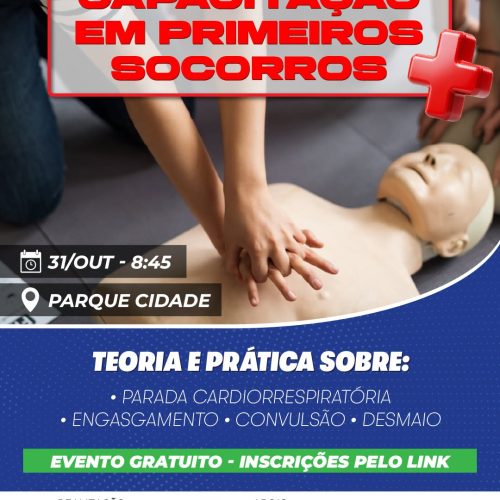Limeira oferece capacitação gratuita em primeiros socorros no dia 31 de outubro
