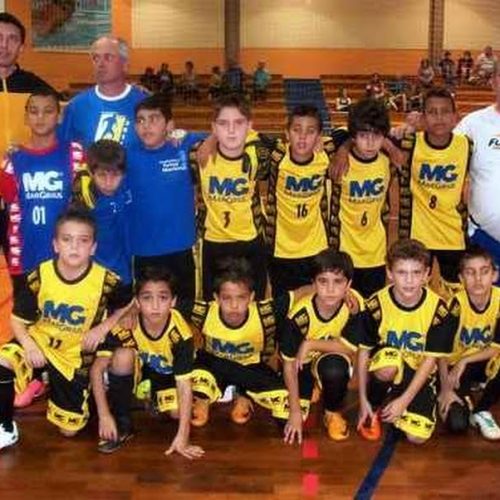Escolinha de futsal da Margirius/Prefeitura/PAF na Copa Sesi/2013