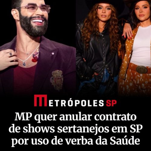 Ministério Público de SP pede anulação de contratos de shows de Gusttavo Lima e Maiara e Maraisa em Marília