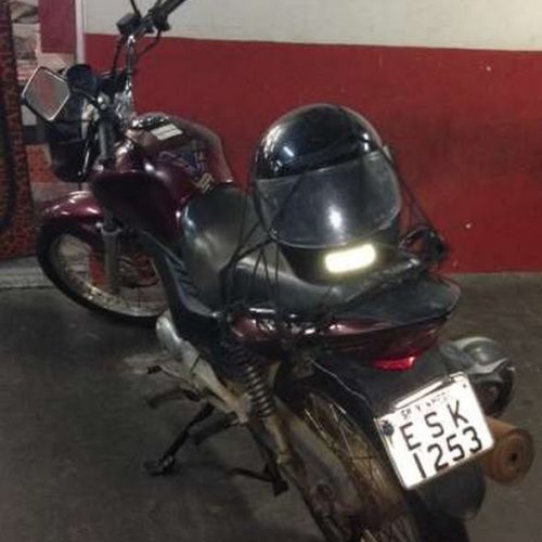 Moto furtada em Vinhedo é localizada na Vila Maria, em Porto Ferreira